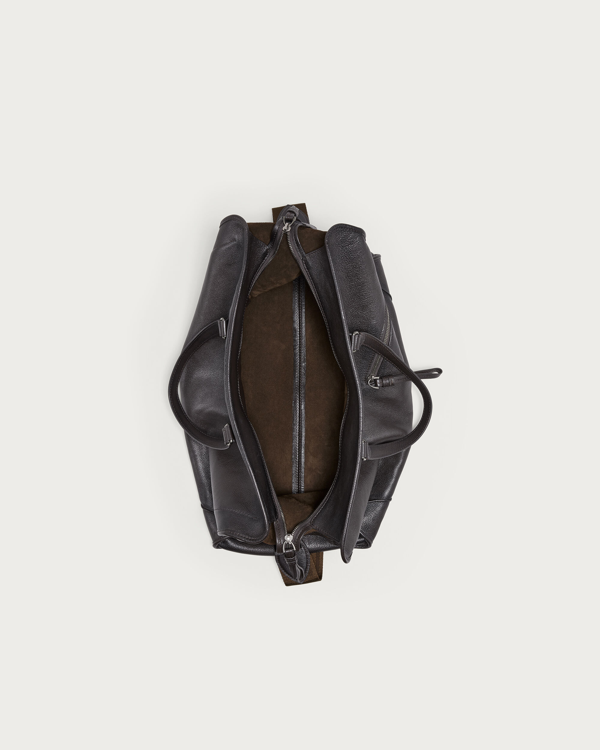 Overnight Travel Bag, Dark Brown, hi-res