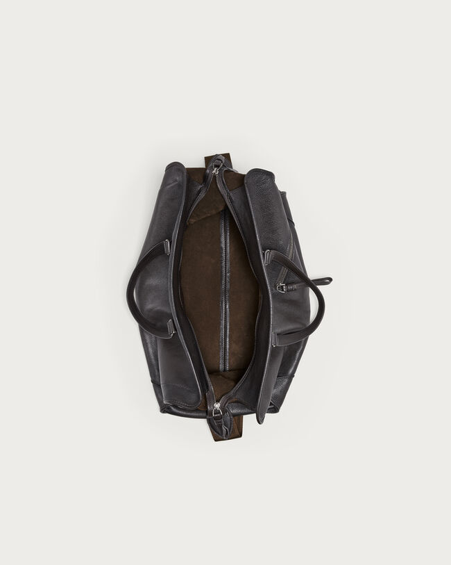 Overnight Travel Bag, Dark Brown, hi-res
