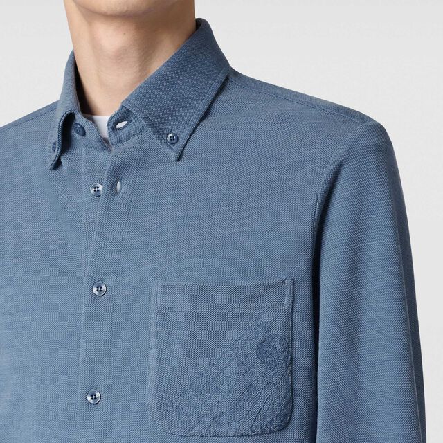 Scritto Pocket Shirt, BLUE DENIM, hi-res 5