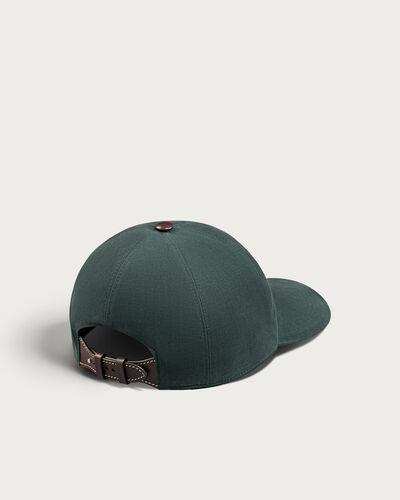 Berluti Thabor Embroidery Baseball Cap, Fir Green, hi-res
