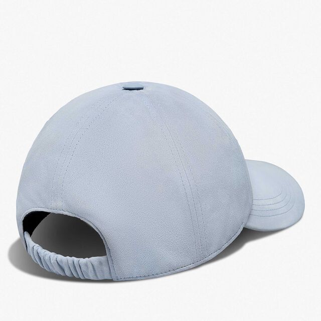 Berluti Thabor Suede Cap, PALE BLUE, hi-res 2