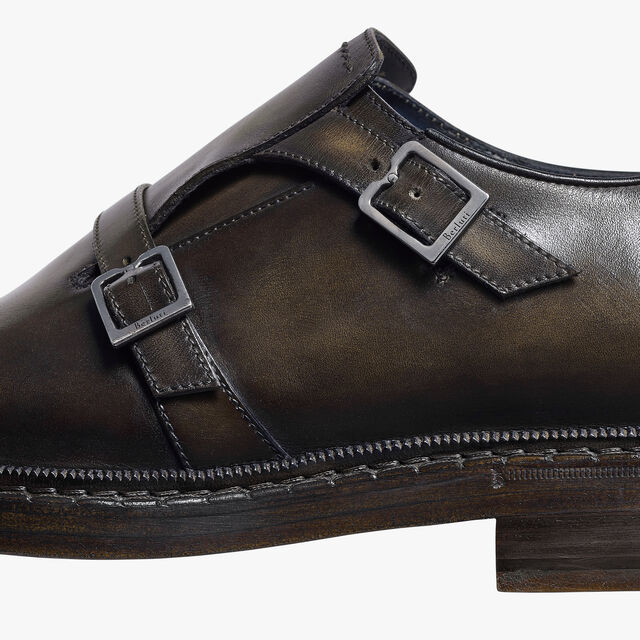 Demesure Neo Parade Venezia Calf Leather Double Monk, SELVA OSCURA, hi-res 8