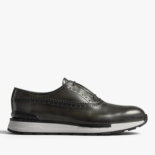 Fast Track Venezia Palmellato Calf Leather Sneaker, SELVA OSCURA, hi-res