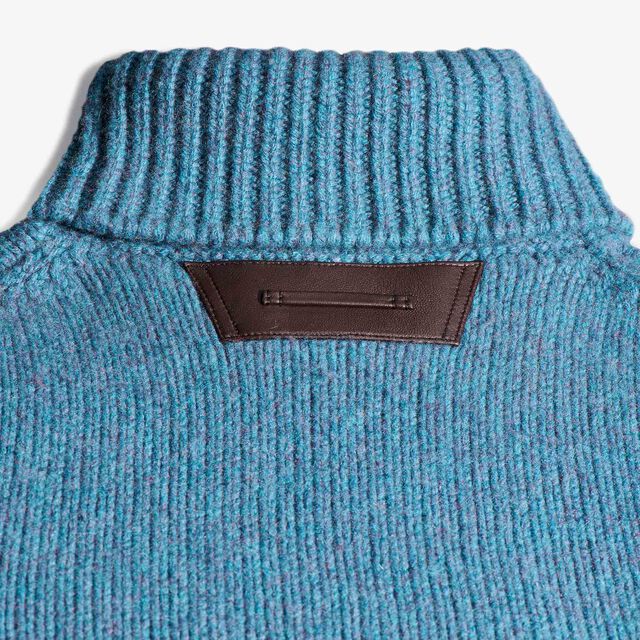 Andy Bar Cashmere Turtle Neck, GREYISH TURQUOISE, hi-res 6