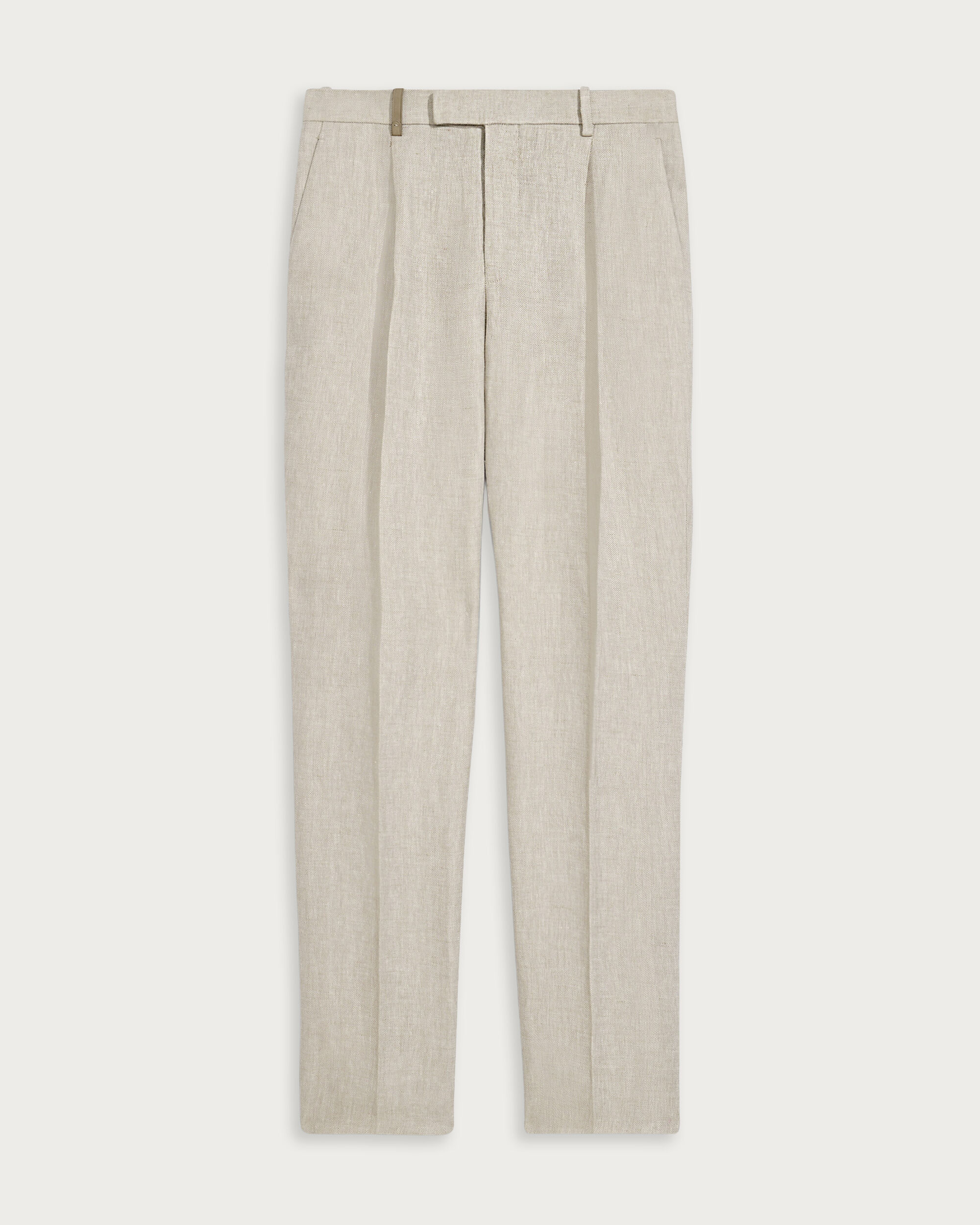 Marcello Trousers with Leather Detail, Shades Of Beige, hi-res