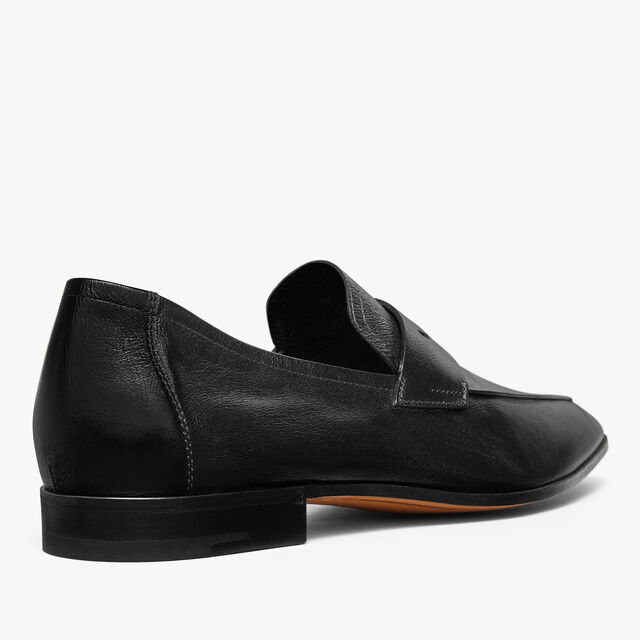 Lorenzo Kangaroo Leather Loafer, NERO, hi-res 5