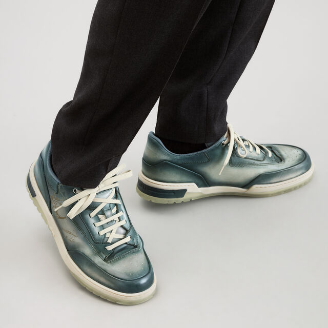 Playoff Scritto Venezia Calf Leather Sneaker, NEBULOSA, hi-res 2