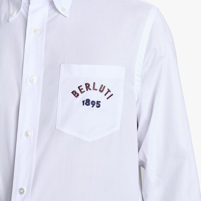 有品牌Logo口袋的Alessandro衬衫, BLANC OPTIQUE, hi-res 5