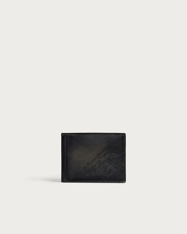 Figure Compact Wallet, Nero Grigio, hi-res