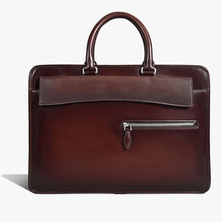 Un Jour Pocket Leather Briefcase