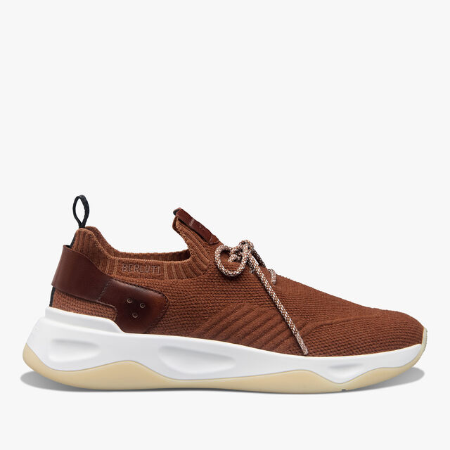 Shadow Cashemere And Lagoon Calf Sneaker , TOFFEE, hi-res 1
