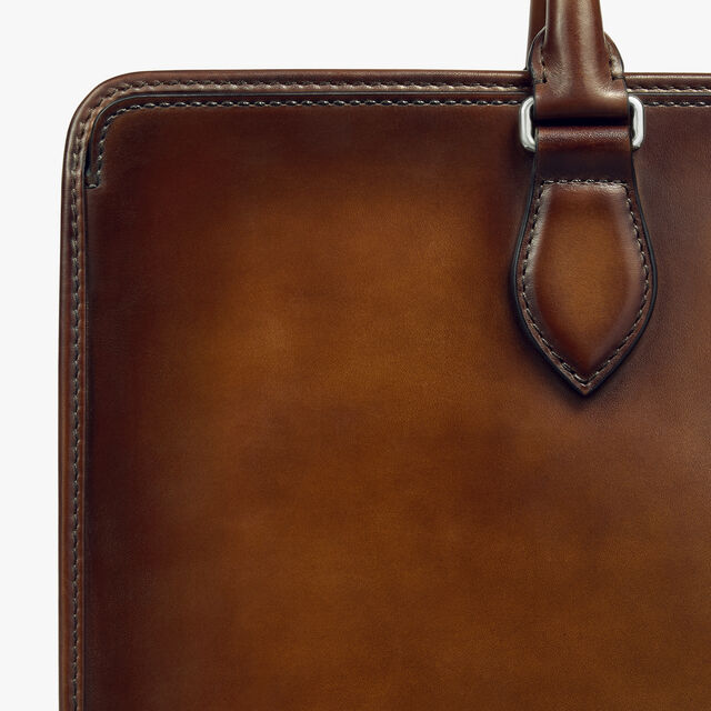 Un Jour Leather Briefcase, CACAO INTENSO, hi-res 8