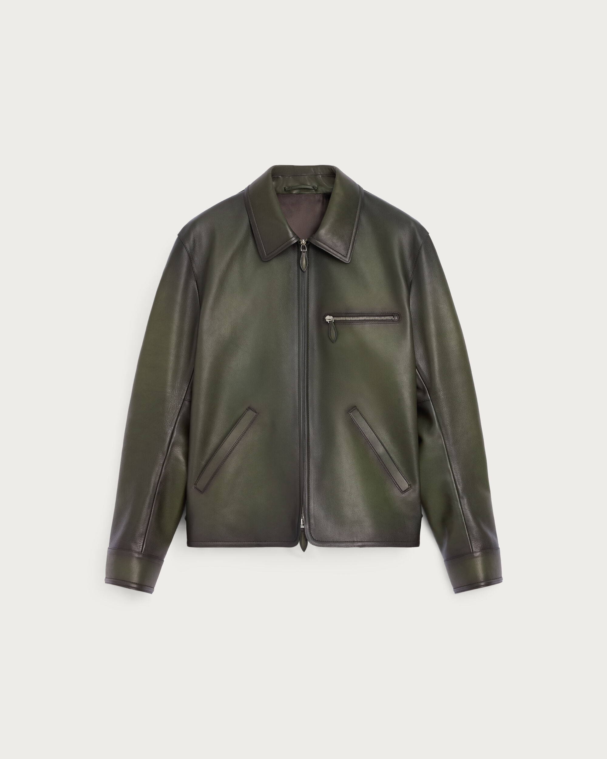 Leather Patina Un Jour Blouson, Verbena, hi-res