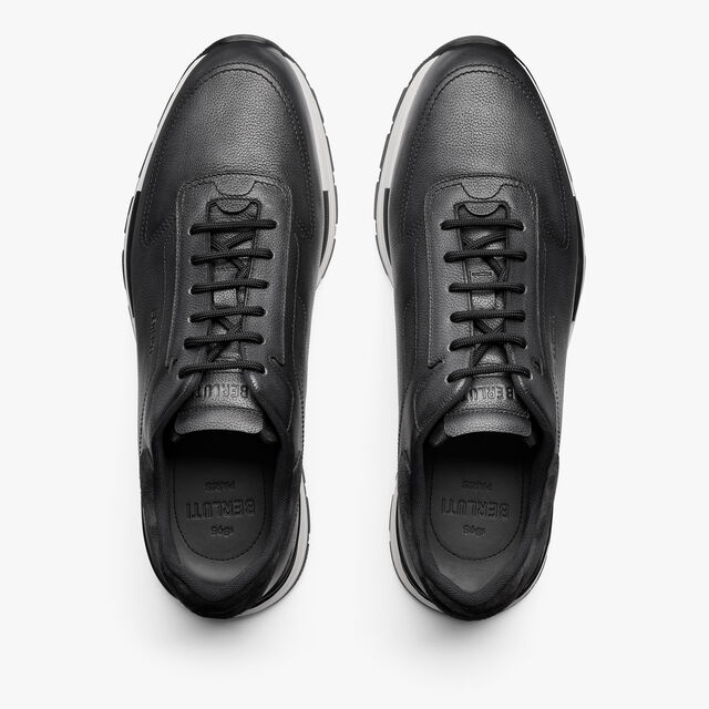 Fast Track Venezia Calf Leather Sneaker, NERO GRIGIO, hi-res 2