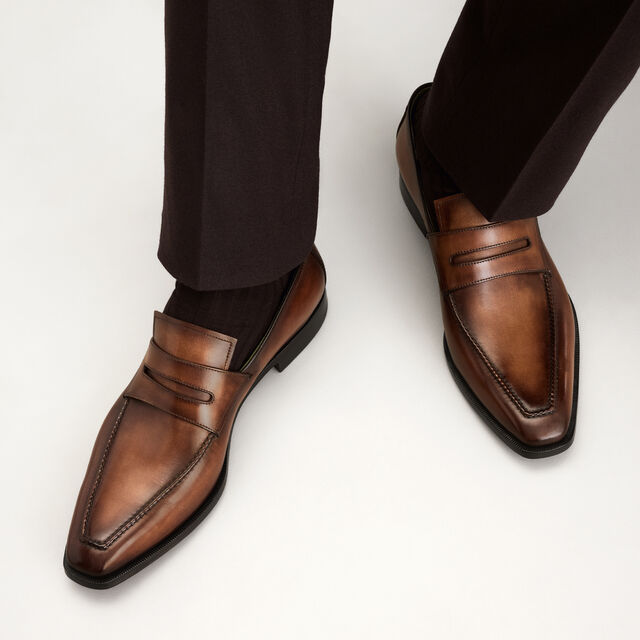 Andy Démesure Leather Loafer, CACAO INTENSO, hi-res 2