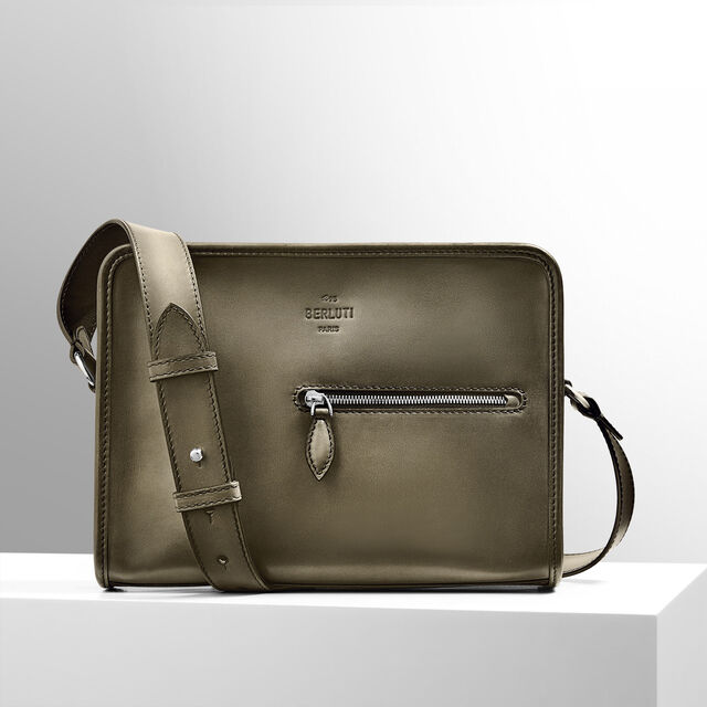 Journalier Leather Messenger, SANDSTORM, hi-res 7