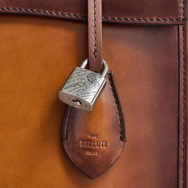 E'Mio Backpack In Leather, CACAO INTENSO, hi-res 8