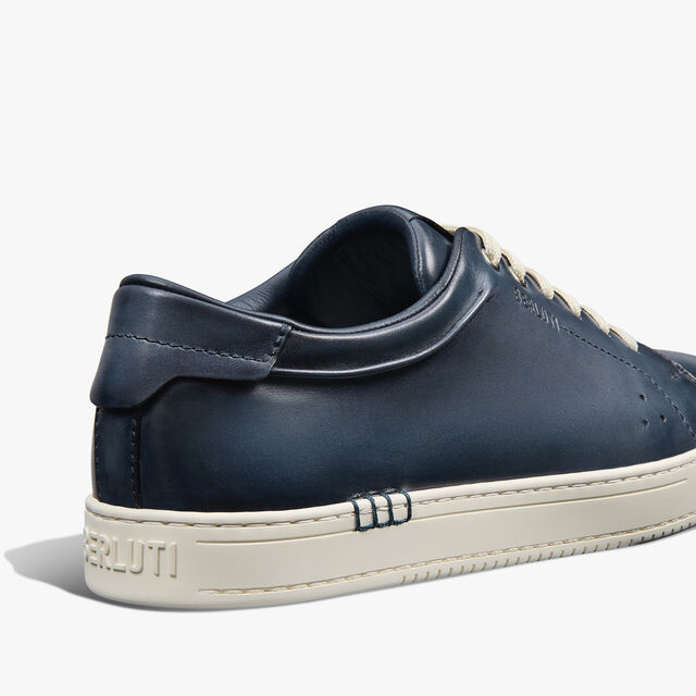 Playtime Venezia Calf Leather Sneaker, BLU MINERALE, hi-res 4