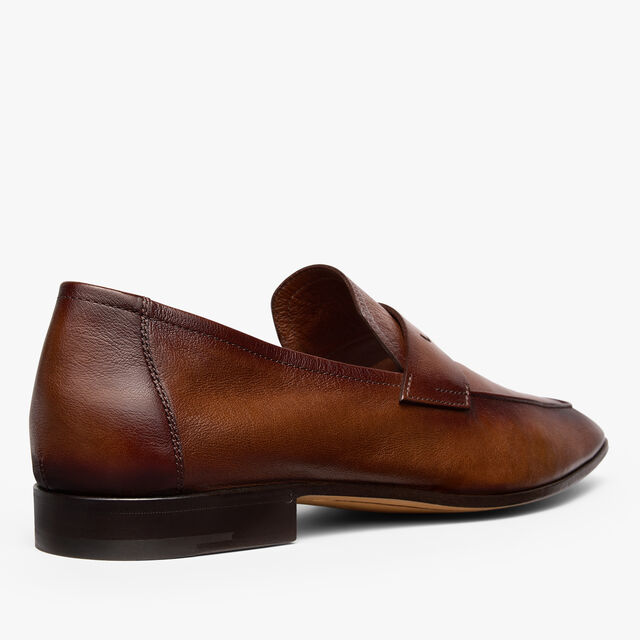 Lorenzo Kangaroo Leather Loafer, TABACCO, hi-res 5