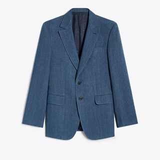 Soft Construction Linen Jacket