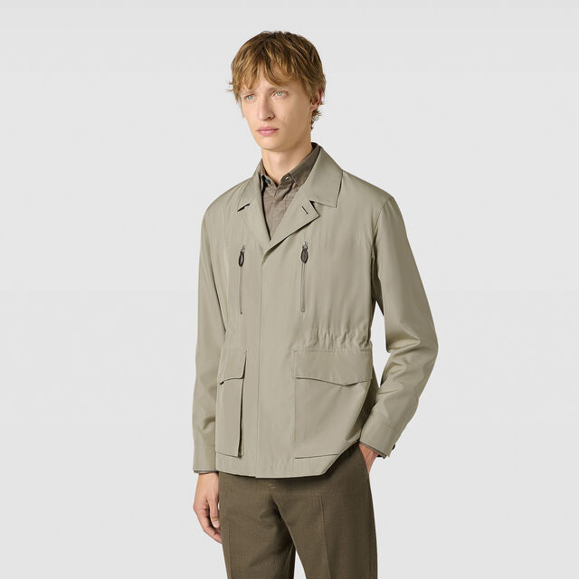 Technical Silk Travel Field Jacket, ANISE, hi-res 2