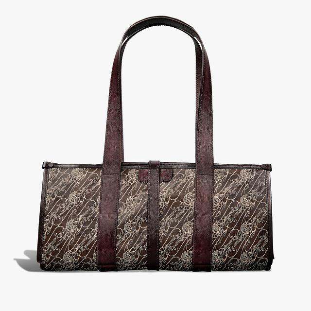 Cabas De Voyage Toile Marbeuf Tote Bag, DARK BROWN + MADURO, hi-res 11