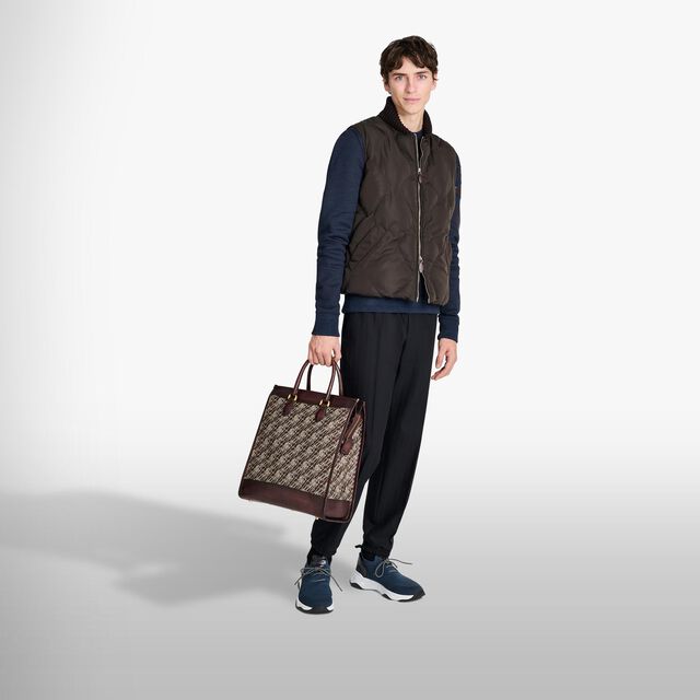 Cartable Toile Marbeuf双肩背包, DARK BROWN + MADURO, hi-res 8