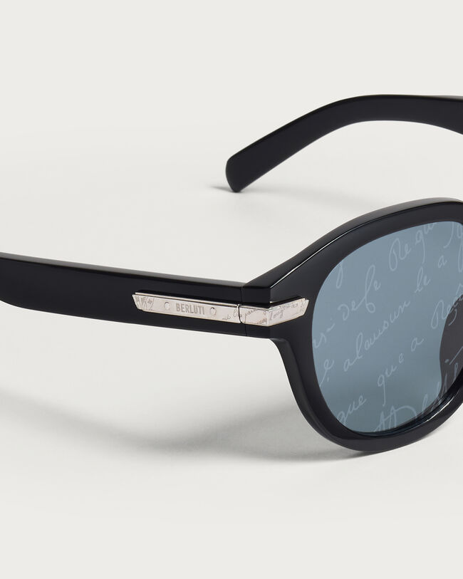 Sunrise Sunglasses, Black & Grey Scritto Silver, hi-res