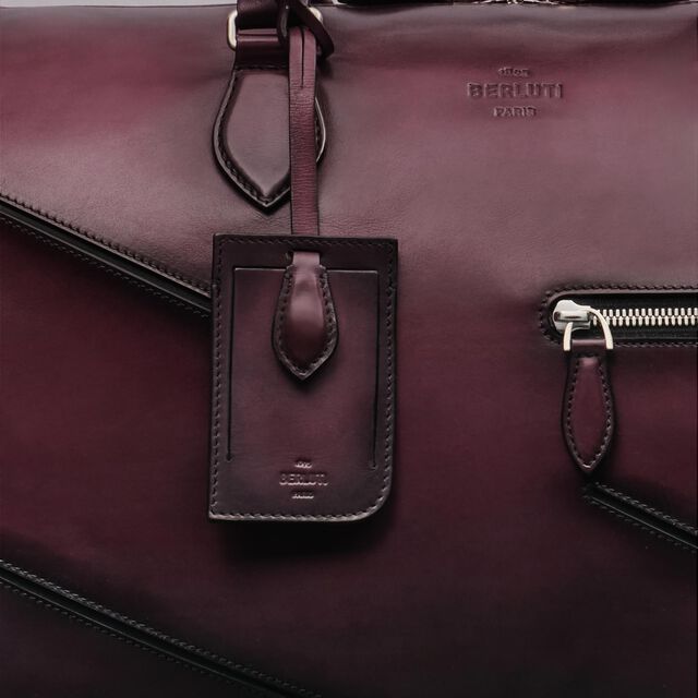 Jour Off GM Leather Travel Bag, GRAPES, hi-res 5