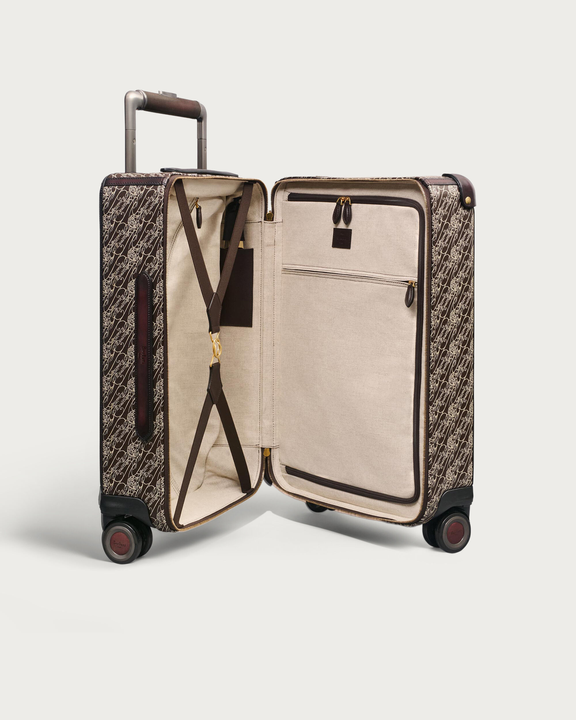 Formula 1005 Rolling Suitcase, Dark Brown & Maduro, hi-res