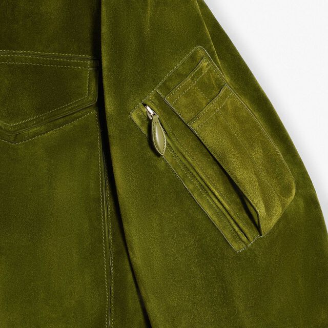 Suede Military Bombers, GRASS, hi-res 7