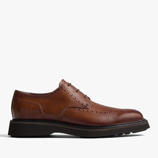 Alessio Natural Calf Leather Derby , COGNAC, hi-res