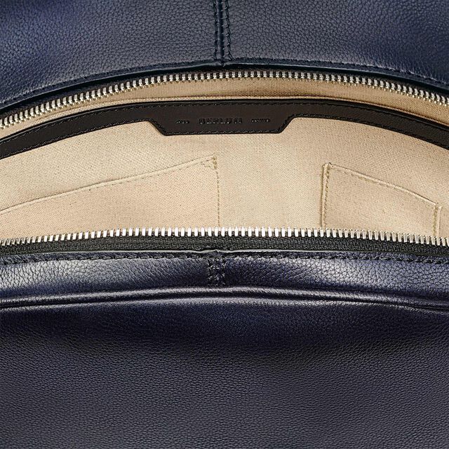 Time Off Scritto Leather Backpack, INDIGO DENIM, hi-res 7