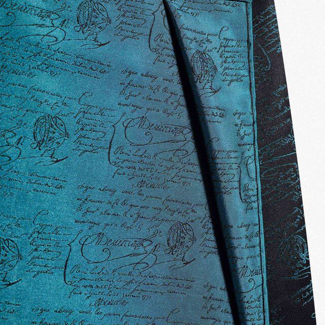 Scritto Handkerchief, DEEP EMRALD BLUE, hi-res 2