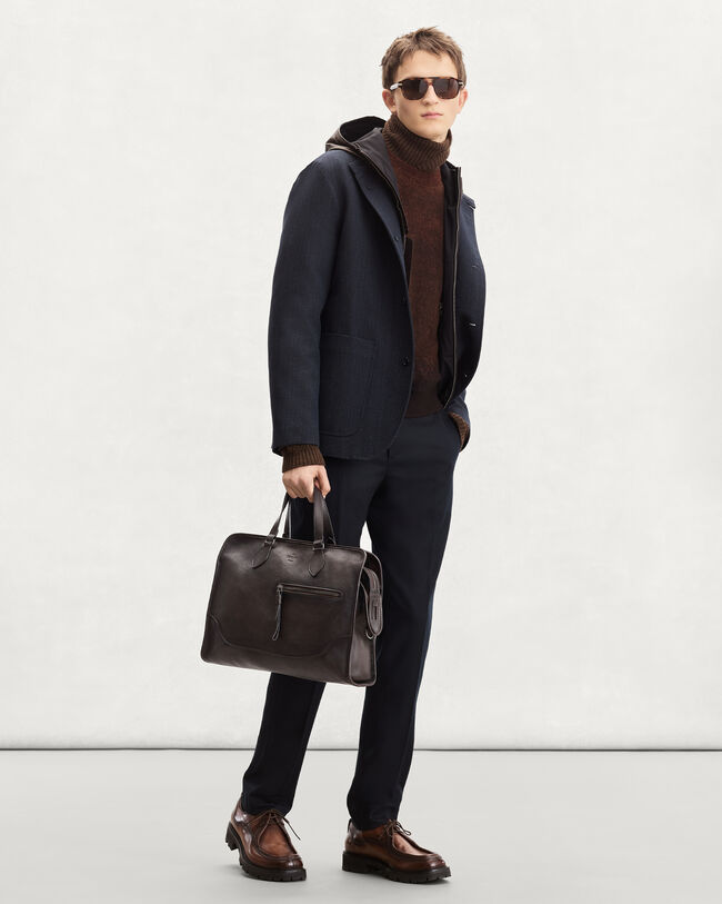 1 Jour Briefcase, Dark Brown, hi-res