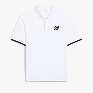 高尔夫科技面料Polo衫, BLANC OPTIQUE, hi-res