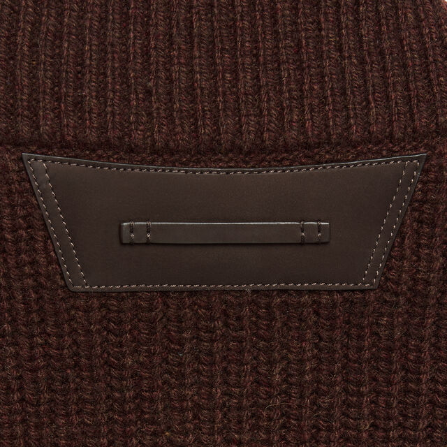 Suede & Cashmere Bodywarmer, CHESTNUT, hi-res 7