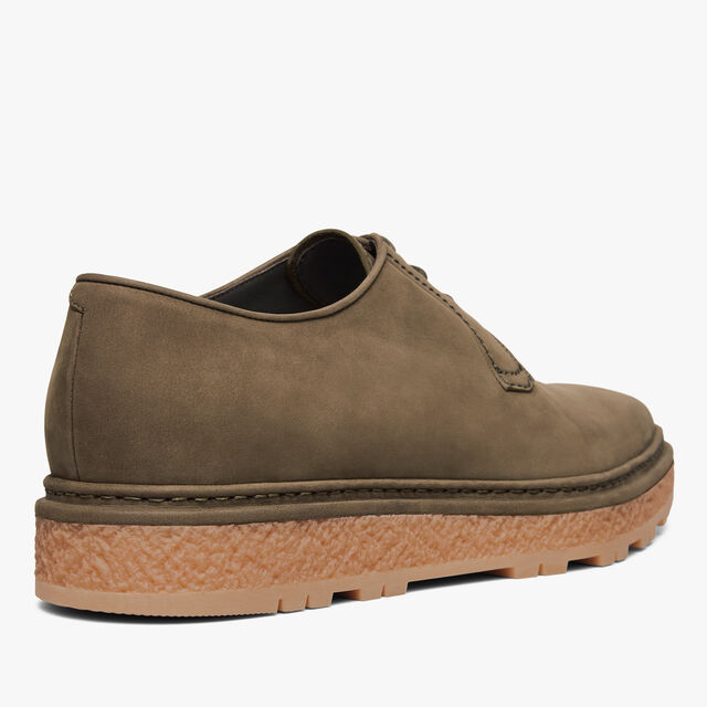 Alto Nubuck Calf Leather Derby , KAKI, hi-res 5