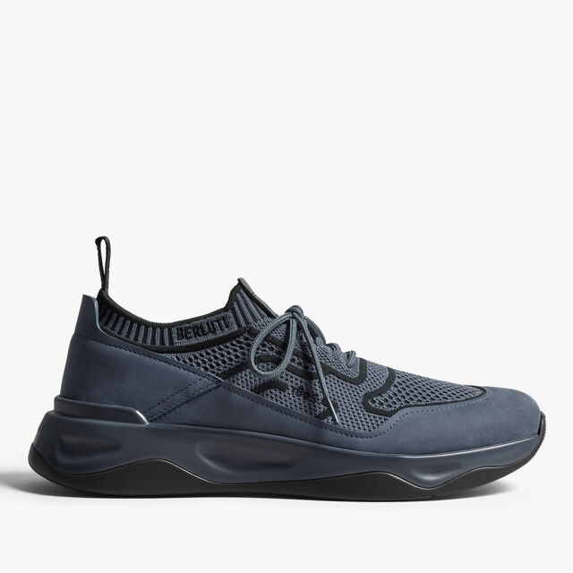 Shadow Knit, Nubuck Calf And Lagoon Calf Sneaker, PURPLE CLOUD, hi-res 1