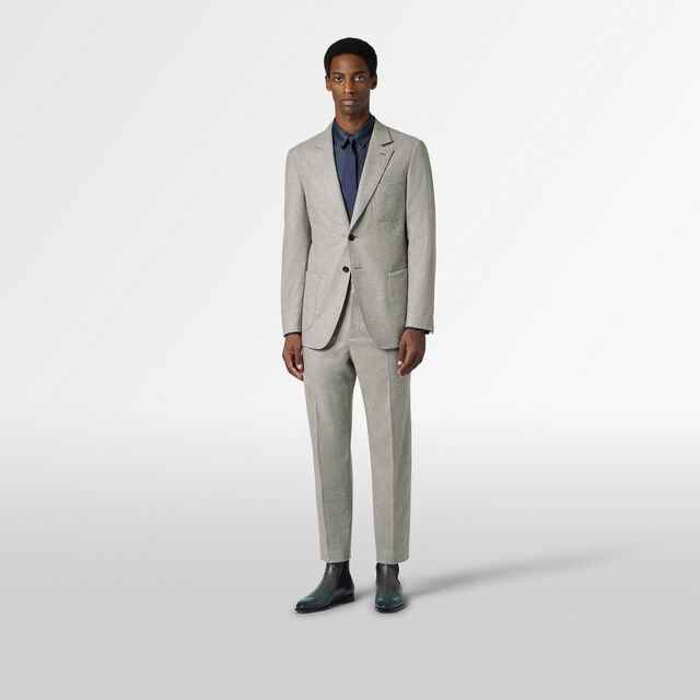 Cashmere Stretch Travel Jacket, LIGHT GREY MELANGE, hi-res 4