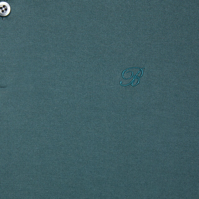 B-Thabor Short Sleeves Polo, GREEN SMOKE, hi-res 5