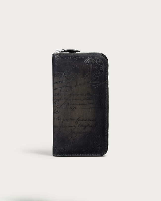 Itauba Long Zipped Wallet, Nero Grigio, hi-res