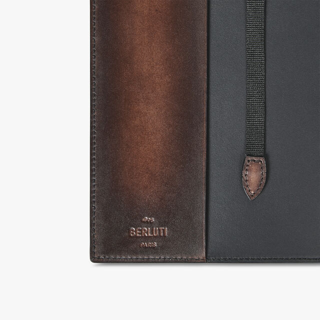 Venezia Scritto Leather A5 Notebook Cover, TDM INTENSO, hi-res 4