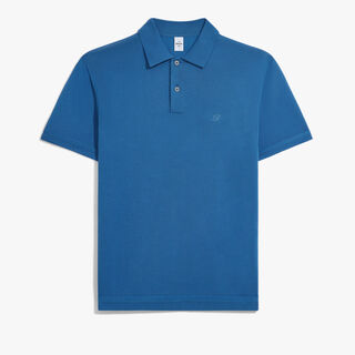 Berluti Thabor Short Sleeved Polo, HELVETIA BLUE, hi-res
