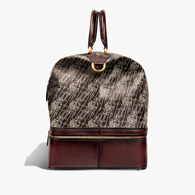 Viaggio Toile Marbeuf Travel Bag, DARK BROWN + MADURO, hi-res 3