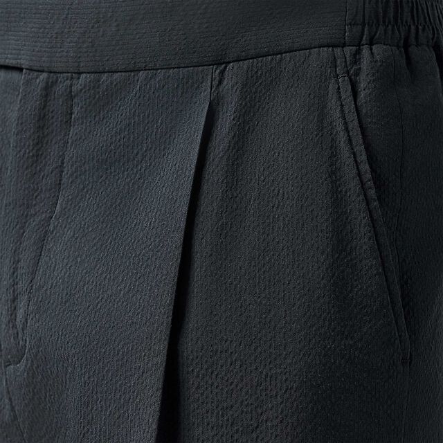 Seersucker Relaxed Trousers, NERO BLUE, hi-res 6