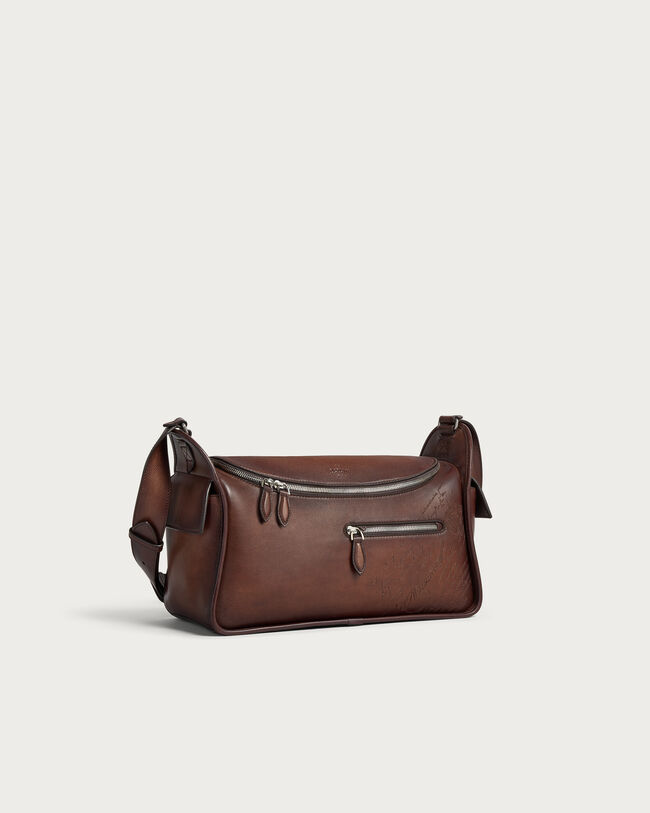 Périple Barrel Bag Messenger, Soft Brown, hi-res