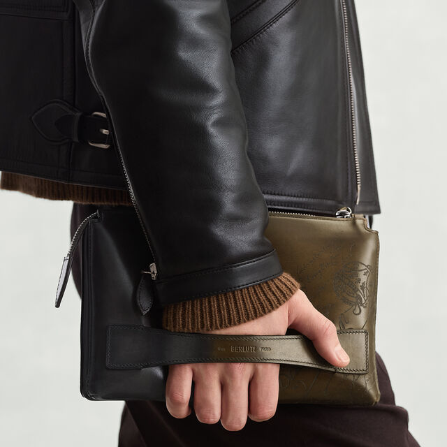 Tersio Scritto Leather Pouch, CREPUSCULO, hi-res 2