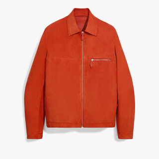 1 Jour Suede Overshirt, BURNT ORANGE, hi-res