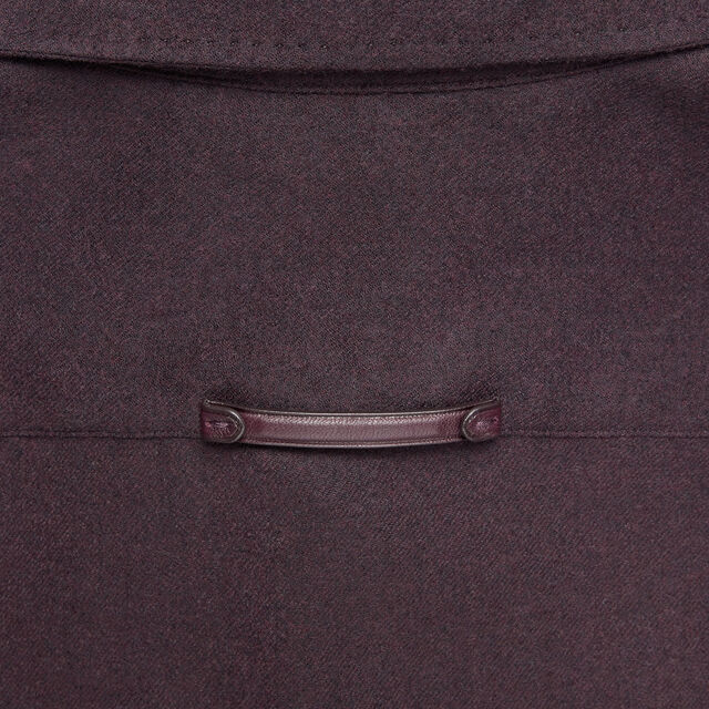 Wool Military Shirt, NERO BORDO, hi-res 5